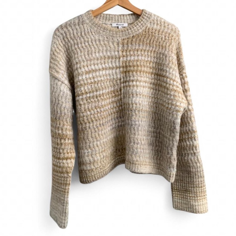 Madewell Space Dyed Crew neck Sweater Size Medium #knitwear